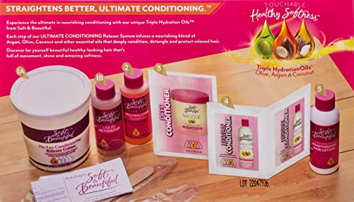 Soft and Beautiful Soft n Beautiful No Lye Conditioning Relaxer 1 Application kit Super - Image 3