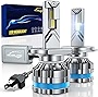 Beamland H4/9003 LED Headlight Bulbs, 120W Updated Double Copper Pipe Cooling Tech 20000LM 6500K Super Bright CSP Chips LED Headlights Conversion Kit with 12000 RPM Fan, Pack of 2
