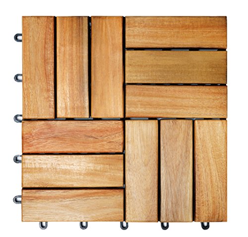 Belardo 284412 Piastrelle per Pavimenti, Mogano