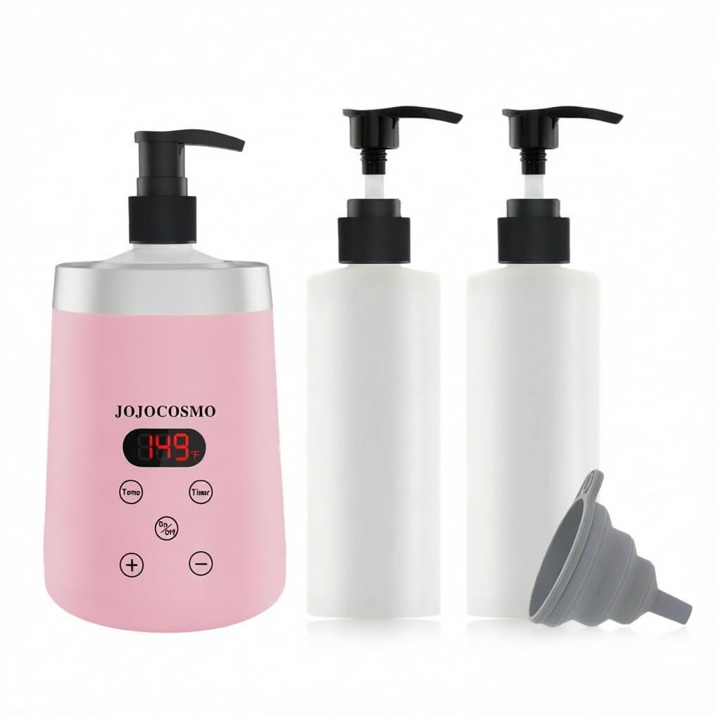 Professionelle Massageölheizung mit 2 Flaschenspender und LED-Anzeige für Spa und Salons