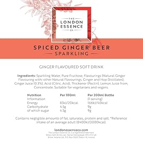 London Essence, Ginger Beer, Premium Cocktail Mixer, 200ml, Pack of 24 bottles, No Artificial Colours Preservatives or flavours, Low Calorie London Essence, Ginger Beer, Premium Cocktail Mixer, 200ml, Pack of 24 bottles, No Artificial Colours Preservatives or flavours, Low Calorie – THE LONDON ESSENCE CO.