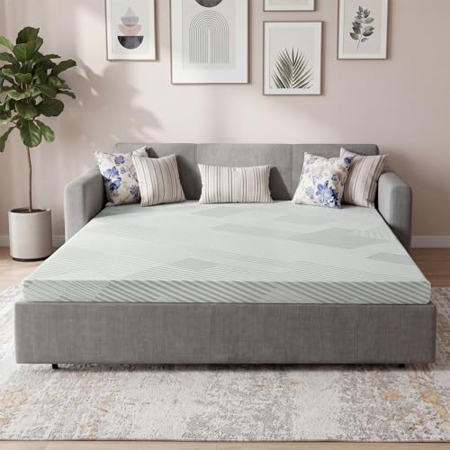 NOFFA 4 Inch Sofa Bed Mattress 58'x72', High Density Memory Foam...