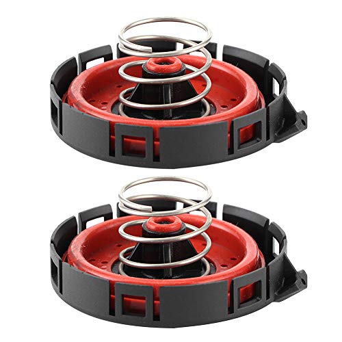 Par de válvulas de ventilación del cárter 11127547058, repuesto de alto rendimiento para modelos E60, E65, E66, X5, E53 y E70. Construcción duradera con resorte de aleación de