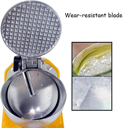 Ice crusher Gewerbe, vollautomatische, elektrische 143lbs / h Shaver Schnee-Kegel-Maschine Sand Eismaschine, for Haus… – Bild 5