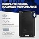 Alto TX410 350 Watt 10-Zoll Aktiver PA Anlage mit TWS Bluetooth, 2-Kanal Mixer, Monitor für Bands, DJs und Musiker, Proben, Kleinere Orte und Events