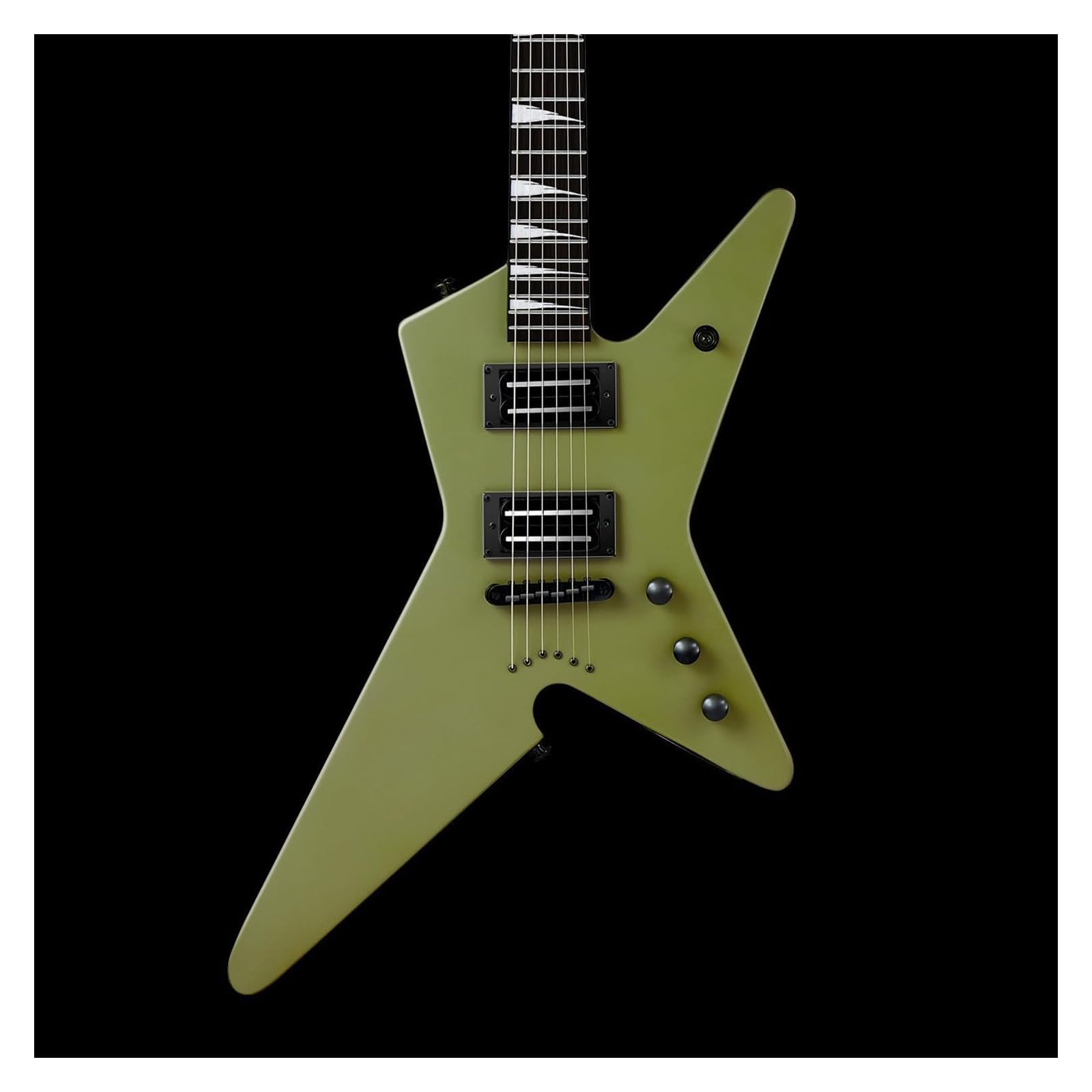 Gitara Elektryczna Heavy Metal Solid Body W Kolorze Zielonym