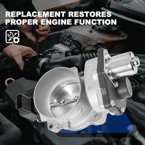 AUTOBABA Fuel Injection Electronic Throttle Body, 5.4L V8 Engine Compatible with Ford F-150 250 350 2004-2014 Expedition Lincoln Mark LT Navigator 8L3Z-9E926-A S20001