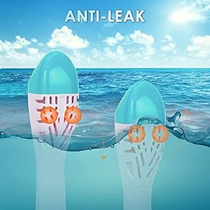 Schnorchelmasken 510PyJOf96L. SS300 🐳【Freie Atmung und Antibeschlag】Das verbesserte Model der Tauchmaske verwendet ein fischkieme ähnliches Atemkreislaufsystem mit unabhängigen Ein- und Ausatemkanälen, verhindert die Vermischung von Abgas und Frischluft , erhöht die Sauerstoffkonzentration in der Maske erheblich. Müheloses Atmen und 100% beschlagfrei.
🐳【180°-Panorama und flache Linse】Das breite 180°-Sichtfenster bietet ein hervorragendes Sichtfeld. Unsere Maske ist mit flachen Gläsern und bietet Ihnen eine realistischere Sicht im Gegensatz zu gekrümmten Gläsern. Erleben Sie eine lebendige Unterwasserwelt.
🐳【Faltbare Schnorchel】Der Schnorchel der Tauchmaske kann zum einfachen Tragen zusammengeklappt werden und Sie können viel Platz sparen. Außerdem ist ein Gummiring zwischen Schnorchel und Maske angebracht, machen Sie keine Sorge mehr, dass der Schnorchel verliert.