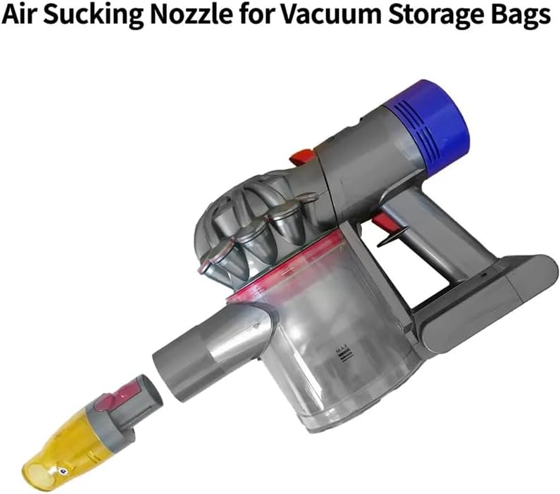 Miniatura 4 de Reemplazo de accesorio de succión de aire para aspiradora Dyson V7 V8 V10 V11 V15, ayuda a aspirar aire de las bolsas de almacenamiento al vacío,