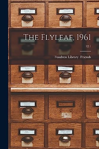The Flyleaf, 1961; 12: 1