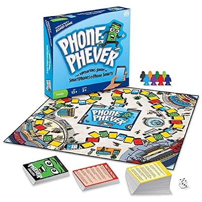 Board Game - New Fun Fast-Paced Family-Friendly Party Board Game - It's a Phonetastic Race to Answer Fascinating Trivia Questions & Complete Hilarious Challenges!