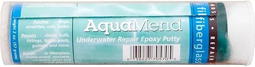 Masilla epoxi subacuática, AquaMend, barra de 2 onzas