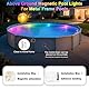 HL Unterwasser Licht mit Fernbedienung,RGB LED Schwimmende Poolbeleuchtung, Pool Magnetic Beleuchtung, Pool lichter für Schwimmbad,Teichbeleuchtung, Brunnen, Teich, Aquarium, Party Deko,2 Stück