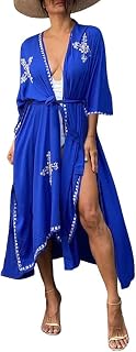 Bsubseach Plus Size Kimono Cardigan Bathing Suit Cover Up for Women