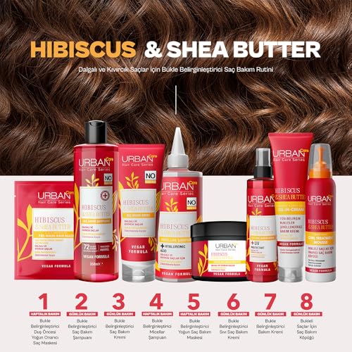 Urban Care Hibiscus&shea Butter Kıvırcık Ve Dalgalı Saçlara Özel Sıvı Saç Bakım Kremi-vegan-200 ml