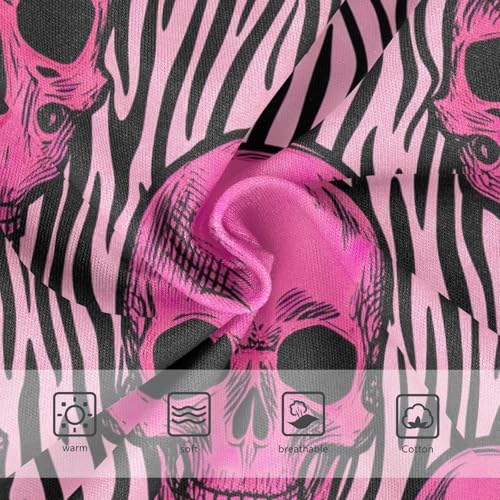 Funny Pink Skulls Zebra Stripes Toddler Underwear Custom 2t Cotton Girl Panties Cute Print Briefs Girls Undies3