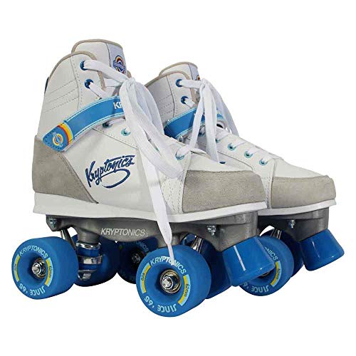 Kryptonics Patins à roulettes Blitz (Blanc/Bleu), Blanc/Bleu, 43-44