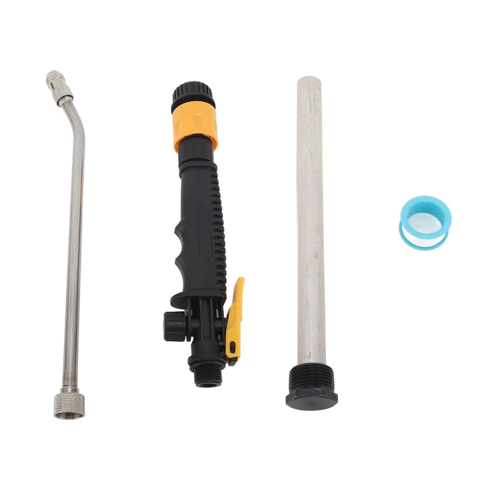 Lybunair Adjustable G3/4 Female Thread Stainless Steel Watering Wand with Long Rod Cleaning Spray Wand