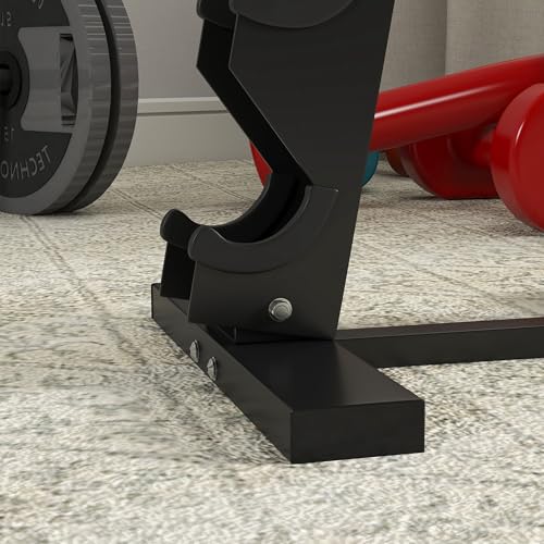 SPORTNOW 5-Tier Dumbbell Rack, Dumbbell Storage Stand Holder, Steel Weight Tree for Home Gym - Image 8