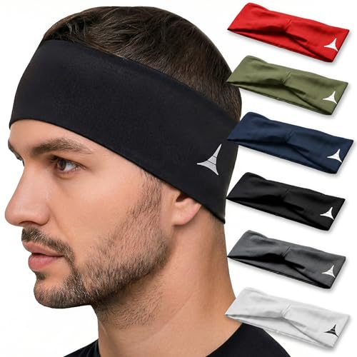 Image of French Fitness Revolution French Fitness Revolution Mens Headband - Guys Sweatband & Sports Headband for Running, Crossfit, Working Out and Dominating Your Competition - Performance Stretch & Moisture