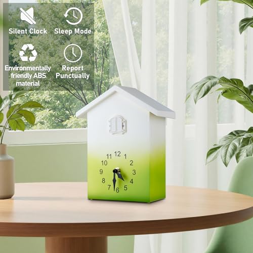 Reloj de pared cucú digital KEYPOWER verde miniatura 2