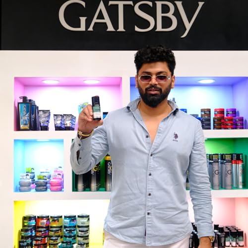 Image of Gatsby Japan Hair Volumizing Powder Clay - 20g | Unbreakable Smooth | Ultra Lightweight & Massive Volume | Matte Finish Hair Wax for Men | Super Strong Hold | Quick & Easy Hair Styling