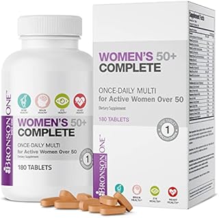 Bronson ONE Daily Women’s 50+ Complete Multivitamin Multimineral, 180 Tablets
