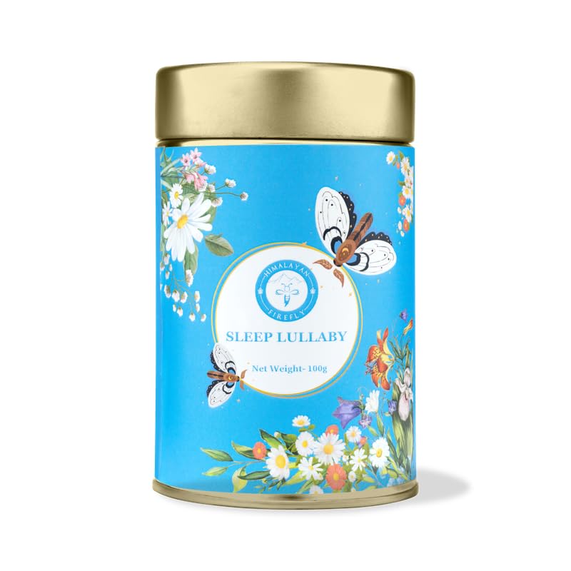 Himalayan Firefly Pure Chamomile Tea Monthly Pack | Herbal Floral Infusion | Whole Dried Chamomile Flowers Loose Leaf Tea | Daily Beverage Preparation | Home Office Brewing Use | 100g