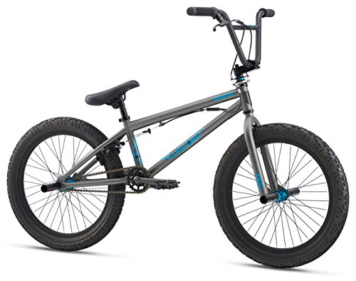 Mongoose Legion L20 Freestyle BMX Bike Line for Beginner-Level to Advanced Riders, Steel Frame, 20-Inch Wheels, Grey