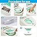 G GREENLY-AG Sitz Bath, Sitz Bath for Toilet, Electric Sitz Bath for Hemorrhoids Men and Women, Postpartum Care, Gentle and Soothing, Portable Sitz Bath for Universal Toilet Seat
