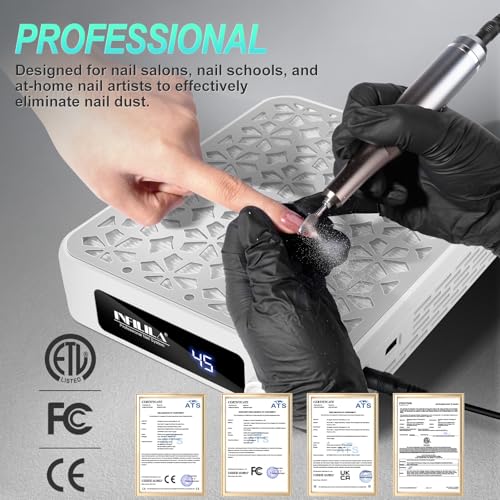 NXJ Infilila Extractor de Polvo para Uñas Profesional miniatura 2