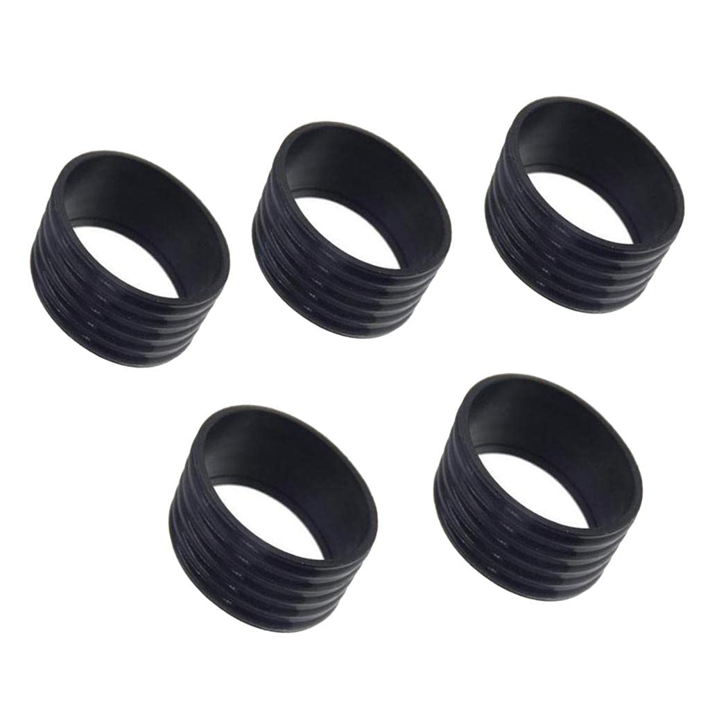 LOOM TREE® 5 Packs Tennis Racquet Grip Ring Sweat Absorbing Badminton Grip Band Black| Tennis & Racquet Sports | Tennis | Grips (B09ZKY67TS) Amazon Price History, Amazon Price Tracker
