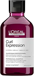 L'Oréal Professionnel Shampoo Antirresíduos Curl Expression, Limpa suavemente e elimina o acúmulo de resíduos, Para cabelos cacheados e crespos, Sem sulfato, sem parabenos e sem silicone, 300ml