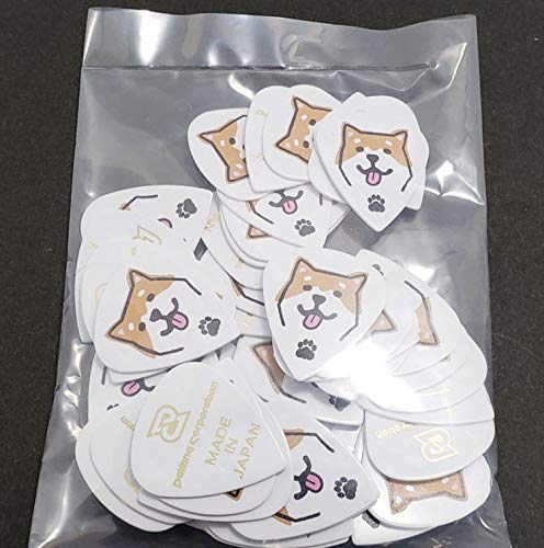 Daiking柴犬ギターピックティアドロップ1.0mm50枚パック