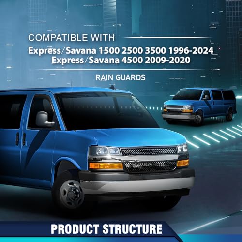 Image of PIT66 in-Channel Auto Vent Window Visors 2 pcs