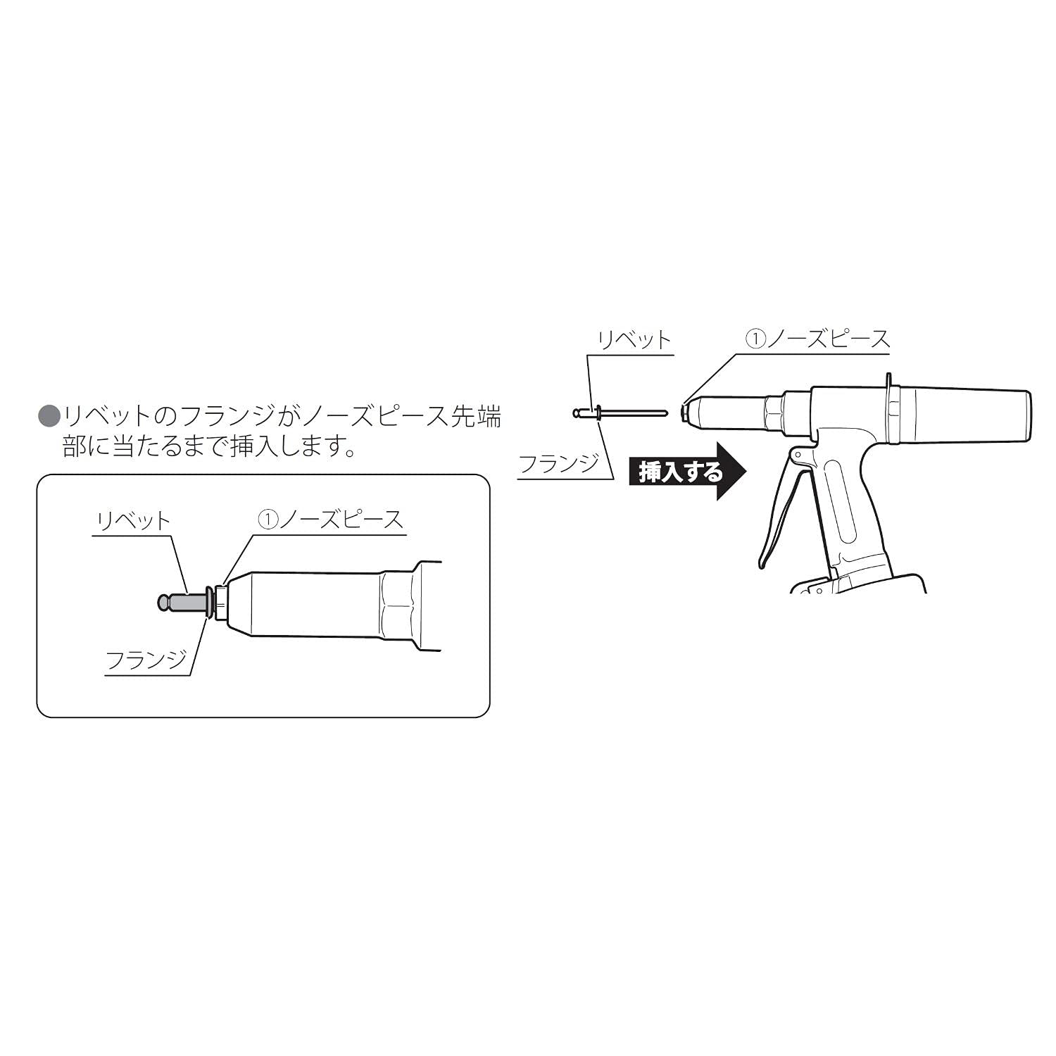 Amazon | パオック(PAOCK) エアーリベッター用 ノーズピース 2.4mm ARS