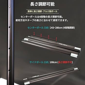 Amazon | カズミ(Kzm) ベルポートブラックレクタタープ M K9T3T009