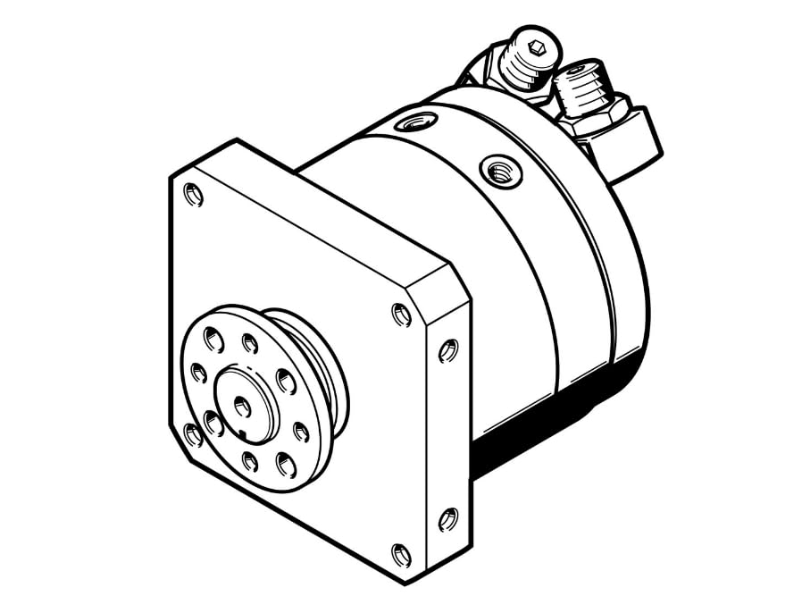 FESTO DSM-T-25-270-P-FW-A-B 1145099 Rotary Actuator New