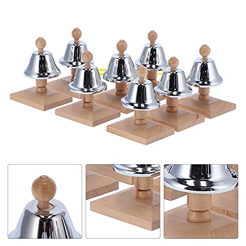 8 Stks Hand Bells Set, 8 Note Handbells Aluminium Percussie Muzikale Party Instrument voor Kinderen - Image 8