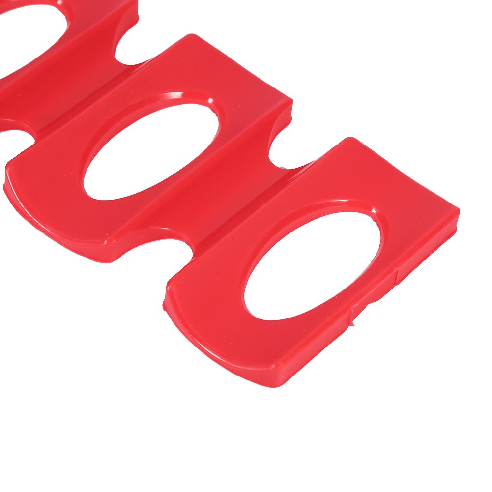 Acouto Red Silicone F Can Beer Bottle Rack Holder Mat Ing Tidy Tool Kitchen Gadgets Silicone F Holder Rack Mat for Beer Can Storage