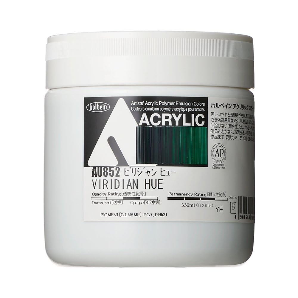 ホルベイン アクリル絵具 アクリリックカラー ビリジャンヒュー AU852 330ml khxv5rg Amazon | ホルベイン アクリリック カラー［ヘビーボディ