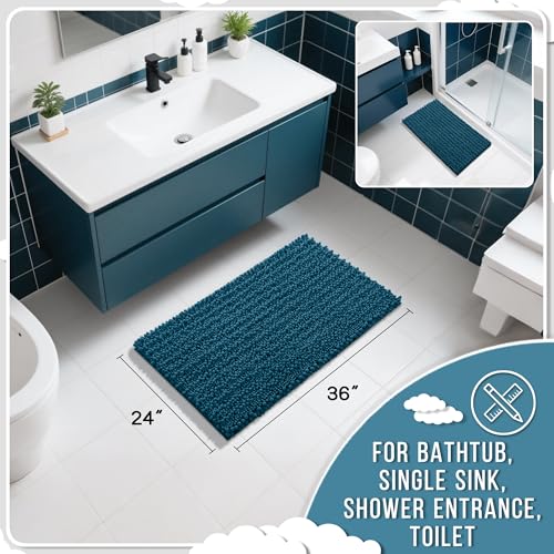 image for Yimobra Large Bathroom Rugs Non Slip Washable 36x24 Inch - Ultra Soft 