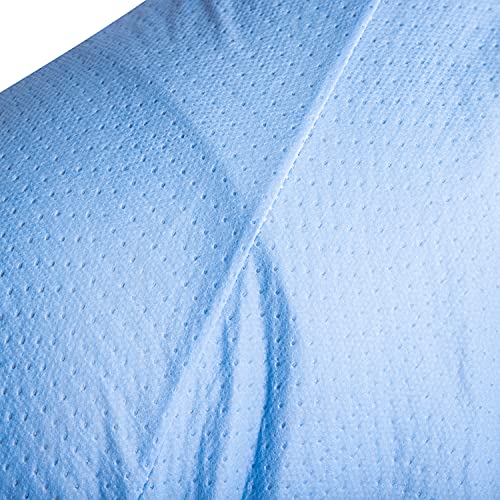 Level 2 Isolation Gowns - Disposable - Blue - 25 Pack (One Size, Closed Back) #TOP5