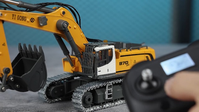 RC Excavator 1/50 Engineering ラジコン Amazon.com: wheelfun 1/50 RC Excavator K970 Engineering Vehicle