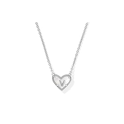 Kendra Scott Heart Letter V Short Pendant Women