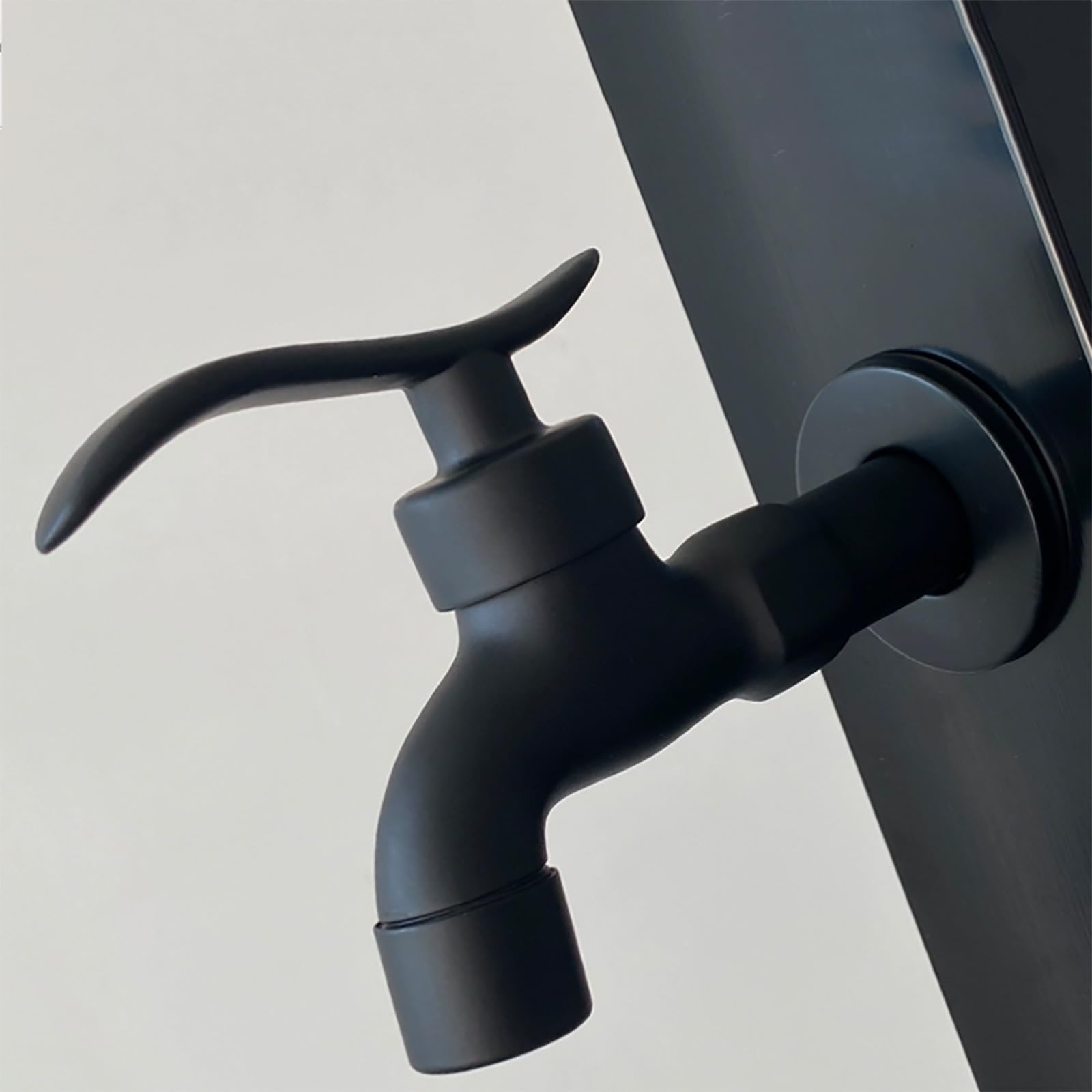 Genérico Columna de Agua Vertical para jardín Exterior de Acero Inoxidable 304 - Soporte Independiente para Manguera, dispensador de Grifo anticongelante, hidrante de Fuente de 88 cm para jardín, Pat