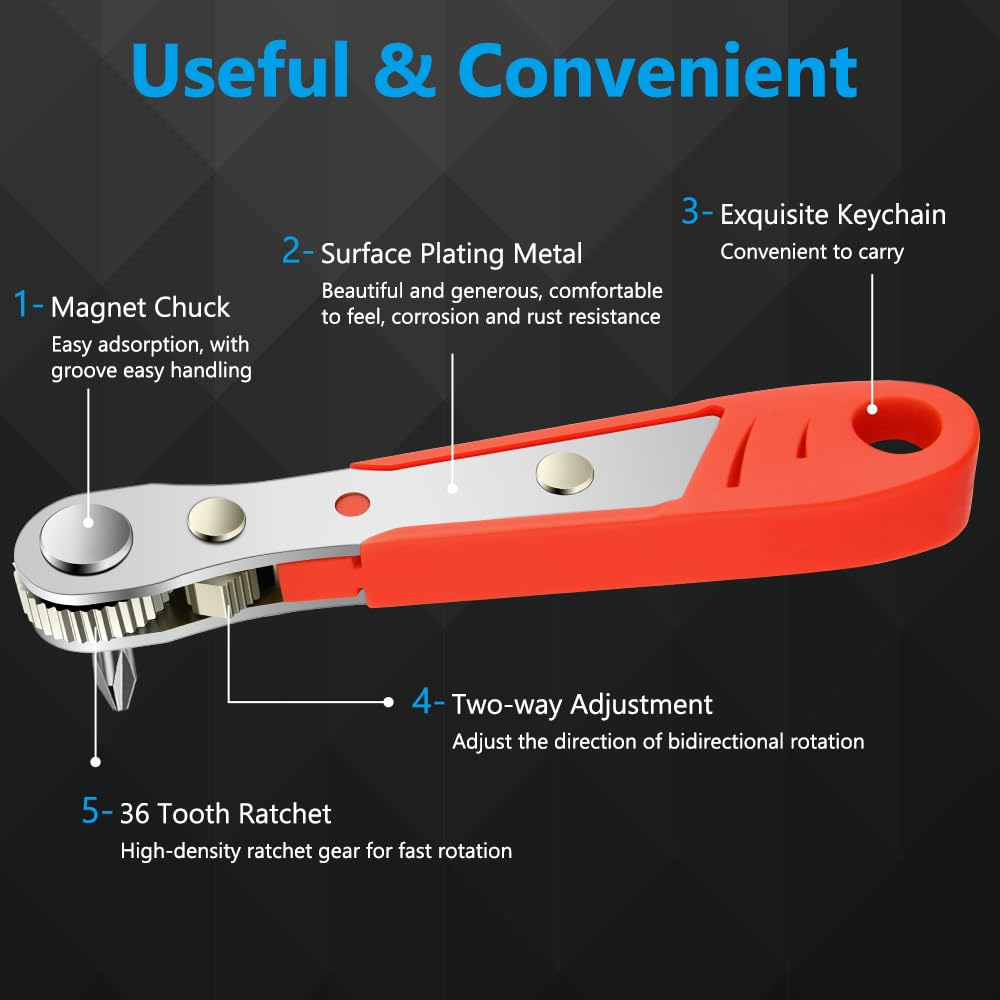 OSDUE Mini Ratchet Wrench - Image 3