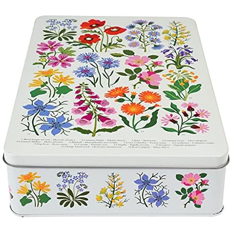 Wild Flowers Biscuit Tin Cover