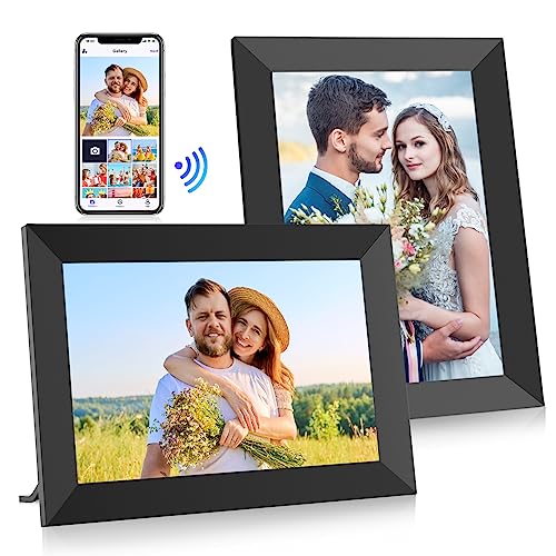 Image of FANGOR 10.1 Inch WiFi Digital Picture Frame 1280x800 HD IPS Touch Screen, Electronic Smart Photo Frame with 32GB Storage, Auto-Rotate, Instantly Share Photos/Videos via Uhale App from Anywhere 2 Pack