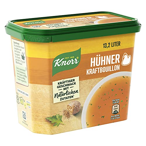 Knorr Hühner Kraftbouillon, Bouillon mit natürlichen Zutaten und kräftigem Geschmack 264 g